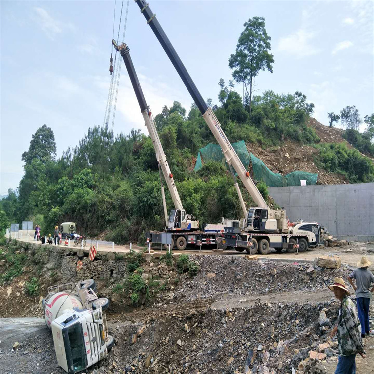 黄山黄山24小时应急道路救援吊装吊装现场实拍